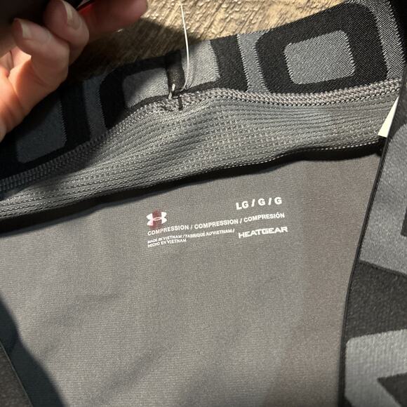 UNDER ARMOUR MEN'S HEATGEAR VENT COMPRESSION BASELAYER SHORTS GRAY L #1362450 - Picture 3 of 6